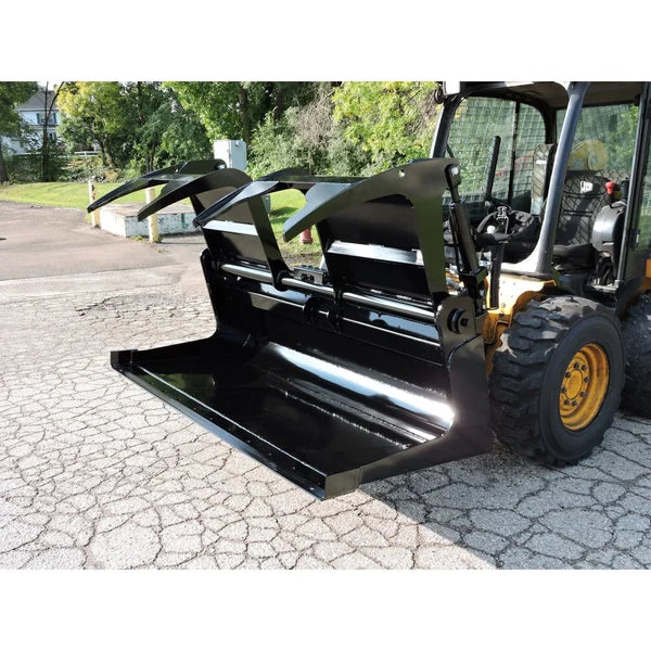 Berlon Extended Lip Skid Steer Grapple Bucket